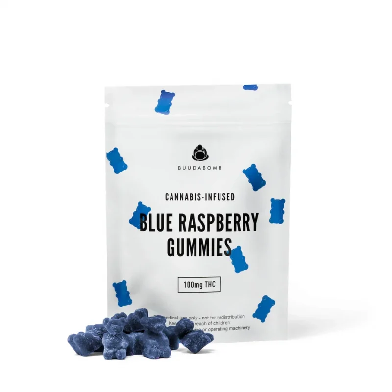 BuudaBomb Blue Raspberry Gummies
