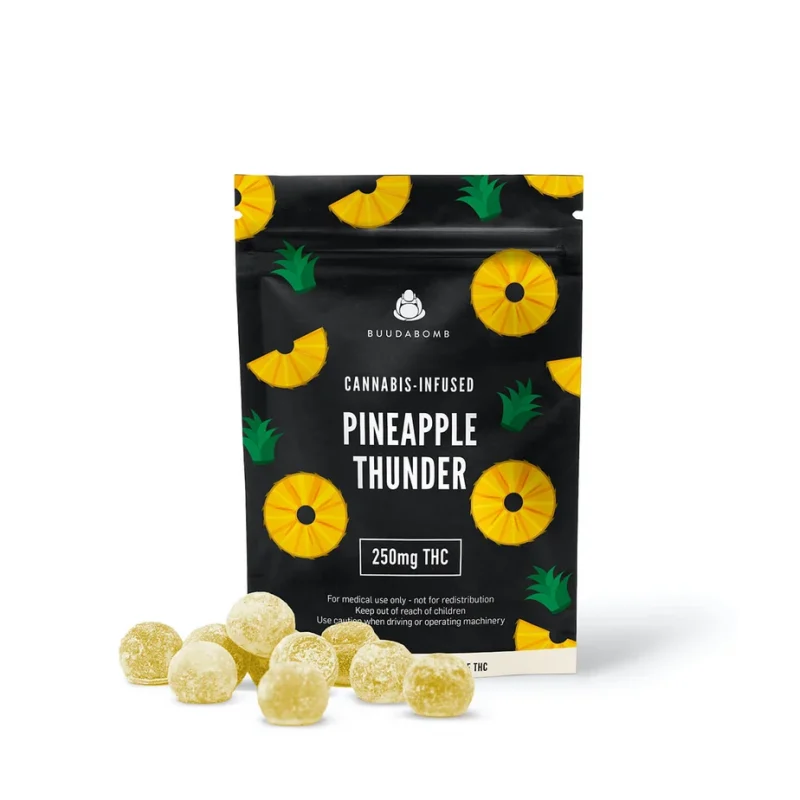 BuudaBomb Pineapple Thunder Gummies