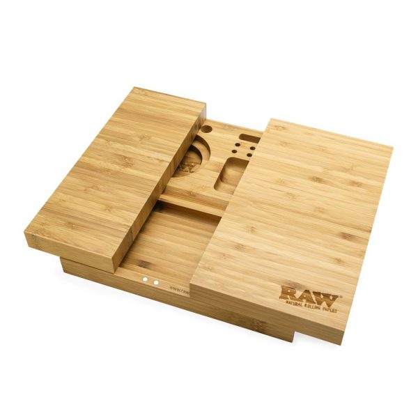RAW Triple Flip Magnetic Bamboo Rolling Tray