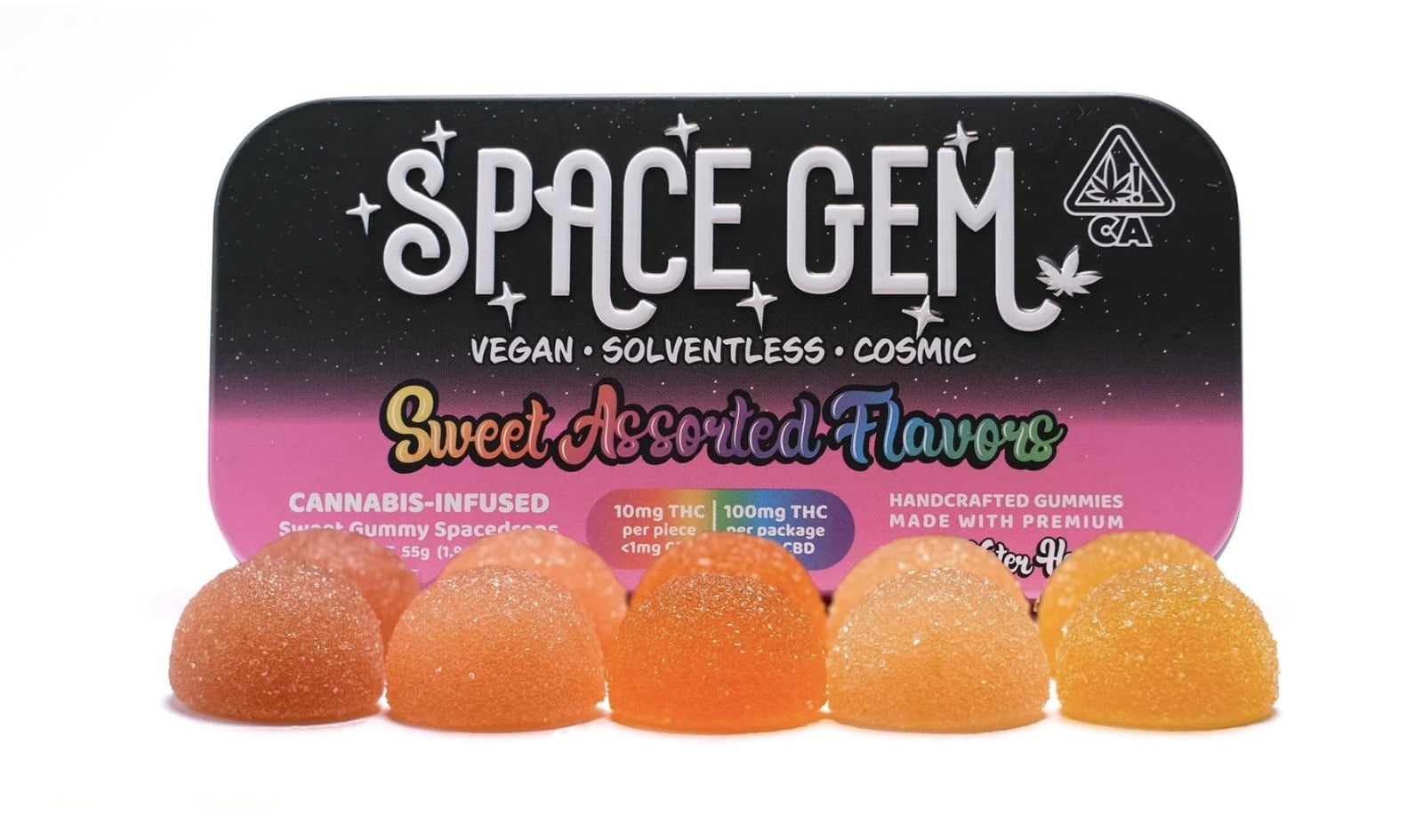 Space Gem Sweet Gummy SpaceDrops 100mg THC